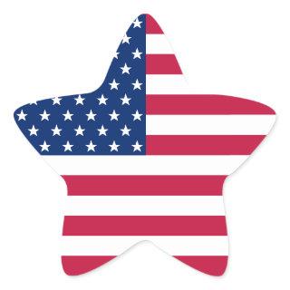 USA American Patriotic Stars Stripes Flag Sticker