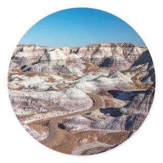 USA, Arizona, Petrified Forest National Park Classic Round Sticker