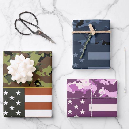 USA Camo Flag  Sheets
