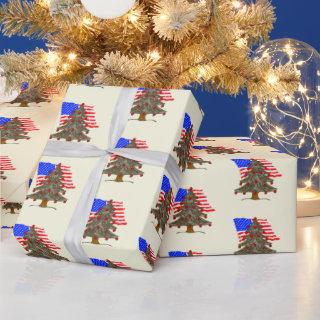 USA Flag Camouflage Christmas