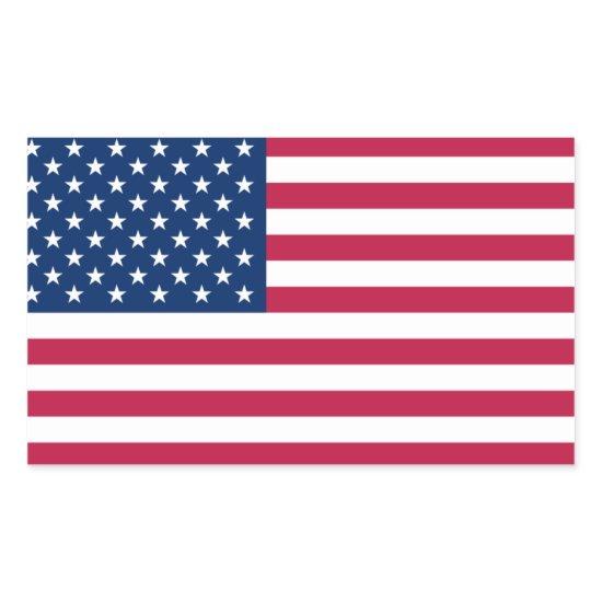 USA* Flag Sticker