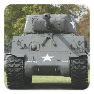 USA, Kentucky, Fort Knox: Patton Museum of Square Sticker