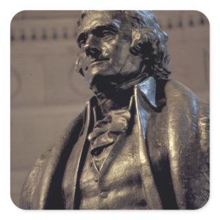USA, Washington DC. Thomas Jefferson Memorial. Square Sticker