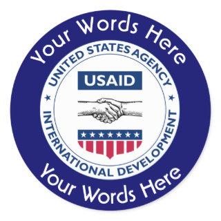USAID Custom Sticker