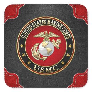 USMC EGA [Special Edition] [3D] Square Sticker