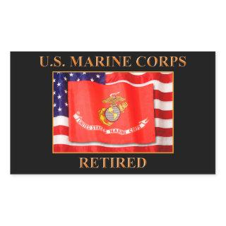 USMC Retired Stickers