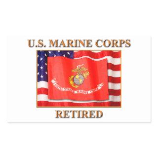 USMC Retired Stickers