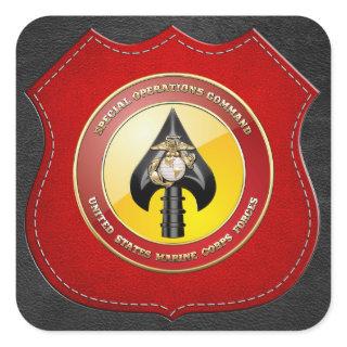 USMC Special Operations Command (MARSOC) [3D] Square Sticker