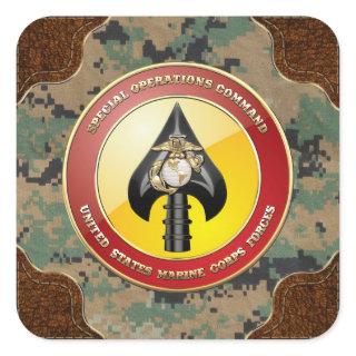 USMC Special Operations Command (MARSOC) [3D] Square Sticker
