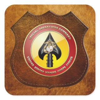 USMC Special Operations Command (MARSOC) [3D] Square Sticker