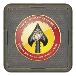 USMC Special Operations Command (MARSOC) [3D] Square Sticker