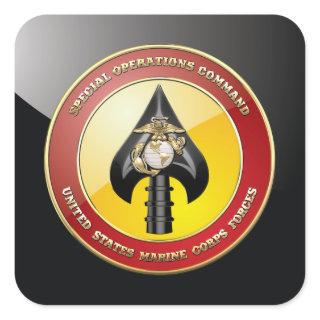 USMC Special Operations Command (MARSOC) [3D] Square Sticker