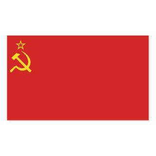USSR RECTANGULAR STICKER