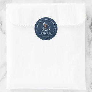 UT Martin Classic Round Sticker