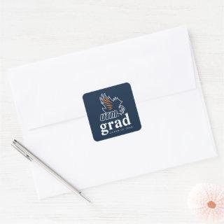 UT Martin Square Sticker