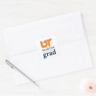 UT Martin University Square Sticker