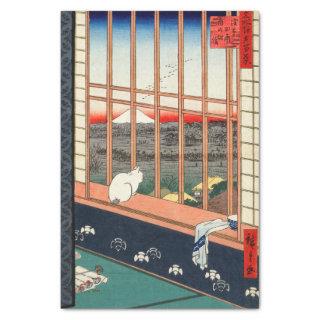 Utagawa Hiroshige - Asakusa Rice fields Tissue Paper