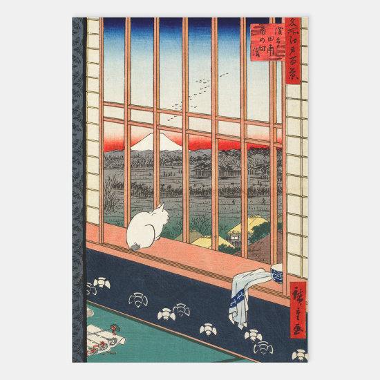 Utagawa Hiroshige - Asakusa Rice fields  Sheets