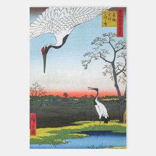 Utagawa Hiroshige - Minowa, Kanasugi, Mikawashima  Sheets