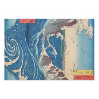 Utagawa Hiroshige - Naruto Whirlpool, Awa Province  Sheets