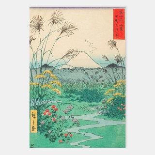 Utagawa Hiroshige - Otsuki Plain in Kai Province  Sheets