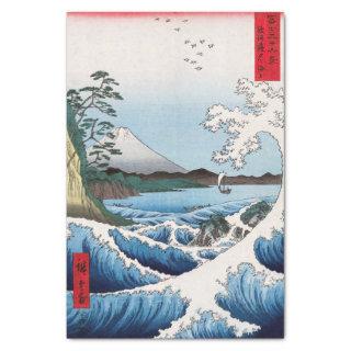 Utagawa Hiroshige - Sea off Satta, Suruga Province Tissue Paper