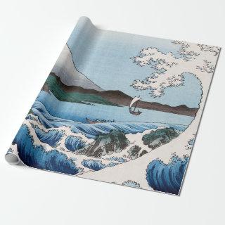Utagawa Hiroshige - Sea off Satta, Suruga Province