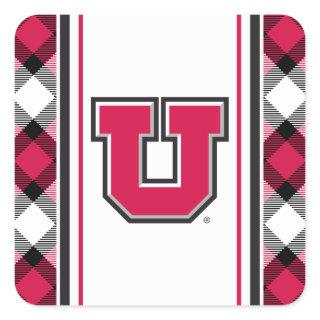 Utah Block U Square Sticker