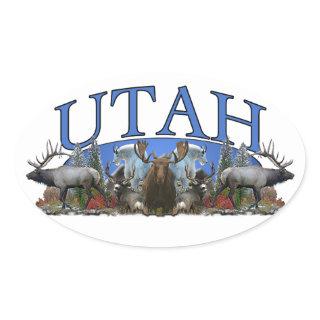 Utah Oval Sticker