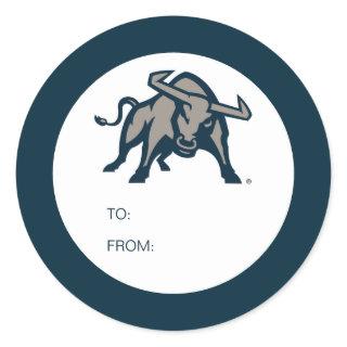 Utah State | Aggie Blue Graduation Classic Round Sticker