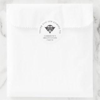 UTM Skyhawk Classic Round Sticker