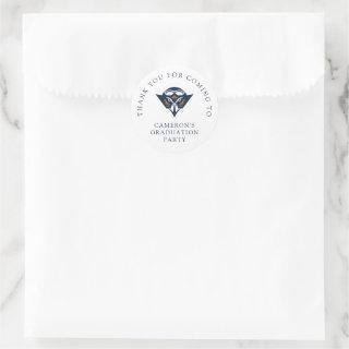 UTM Skyhawk Classic Round Sticker