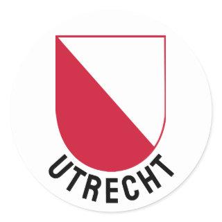 Utrecht coat of arms - Netherlands Classic Round Sticker