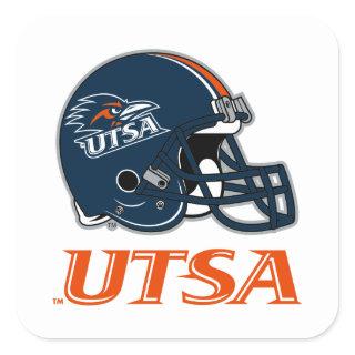 UTSA Football Helmet Square Sticker
