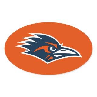 UTSA Roadrunners Logo Oval Sticker