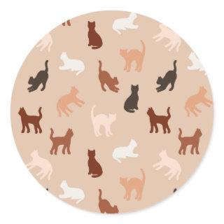 v classic round sticker