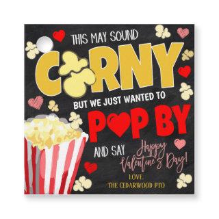 Valentine Popcorn Gift Tag