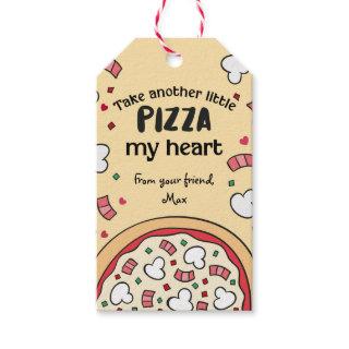 Valentine Take another little PIZZA my Heart Gift Tags