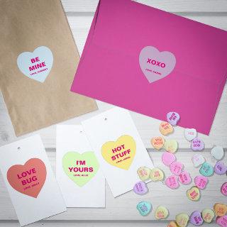 Valentine's Day Conversation Heart Heart Sticker