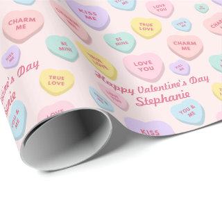 Valentine's Day Conversation Heart Personalized Wr