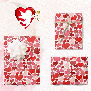 Valentine's Day Hearts Perfect Size 3 Small Gifts  Sheets