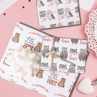 Valentine's Day Owls Cute  Sheets
