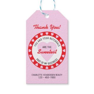 Valentines Day Real Estate Sweet Referral  Gift Tags