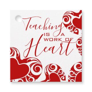 Valentines Day Teacher Appreciation Favor Tags