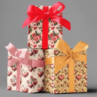 Valentine's Day Vintage Decoupage Heats   Sheets