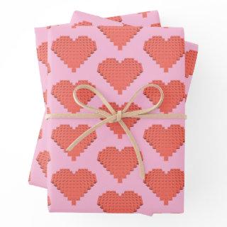 Valentines Heart Shape Pink  Sheets