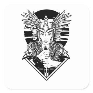 VALKYRIE SQUARE STICKER