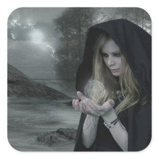 Vampire & Witchcraft Square Sticker