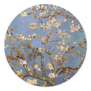 Van Gogh Almond Blossom Classic Round Sticker