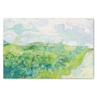 Van Gogh. Green Wheat Fields Auvers. Impressionism Tissue Paper